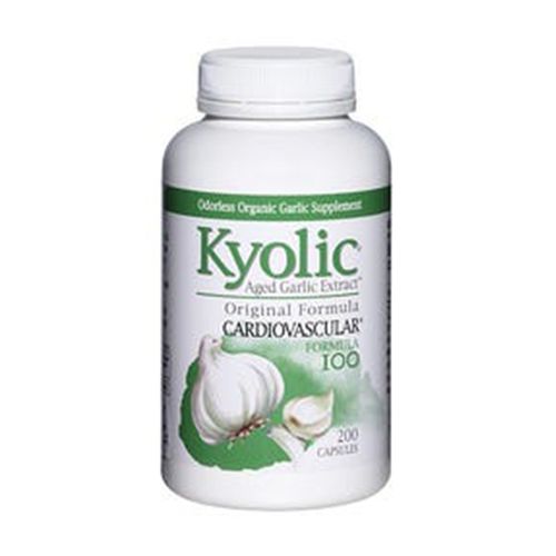 Kyolic Aged Garlic Extract Original Formula Cardiovascular Formula 100 Capsules  300 Ct