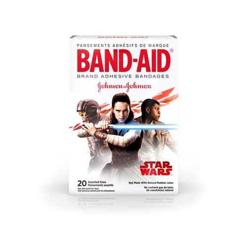 BANDAID STAR WARS ASSORTED 20 Count