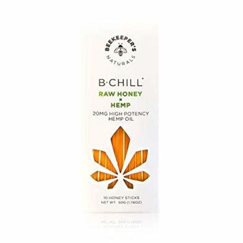 Beekeeper's Naturals B. Chill Hemp Honey Stick 10 Ct 20 Mg