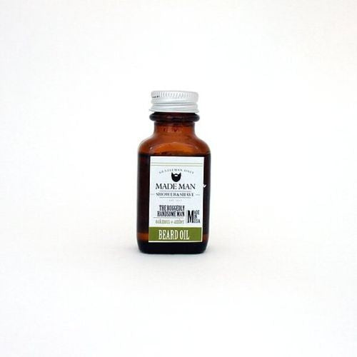Made Man Beard Oil Oakmoss and Amber 3oz