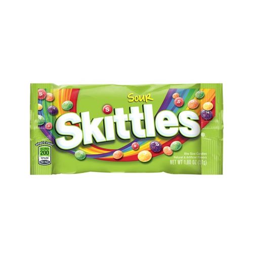 Skittles Sour Candy Single Pack, 1.8 ounce