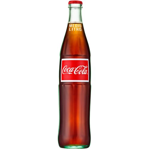 Coca-Cola Mexico Glass Bottle, 500 mL