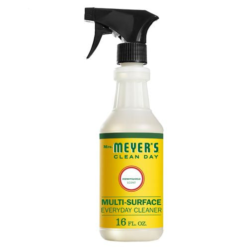 Mrs. Meyer’s Clean Day Multi-Surface Everyday Cleaner  Honeysuckle Scent  16 Ounce Bottle