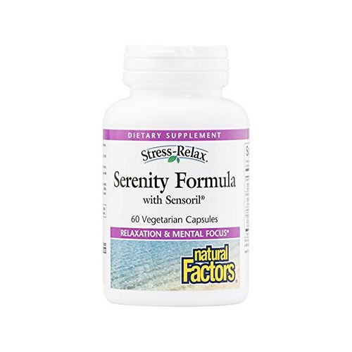 Natural Factors Stress-Relax Adrenal Serenity 60 Veg Caps