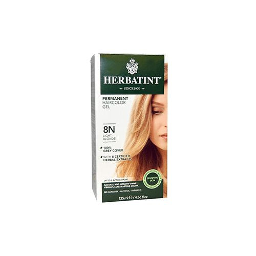 Herbatint Permanent Haircolor Gel 8N Light Blonde 1 Box