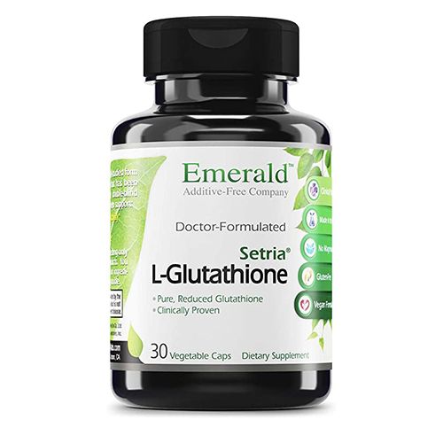 Emerald Labs Setria L-Glutathione for Healthy Liver/Cell Support  Immune System Support  Antioxidant-Rich  Skin Health and Anti-Aging Support - 30 Vegetable Capsules