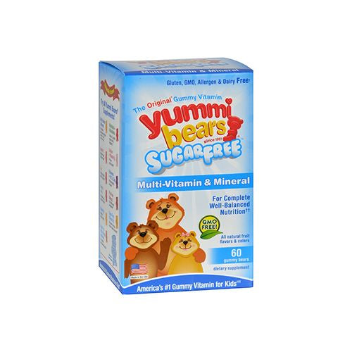 Yummi Bears  Complete Multi  Sugar Free  Natural Strawberry  Orange and Pineapple Flavors  60 Yummi Bears  Hero Nutritional Products