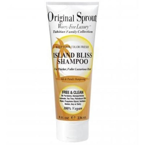Lot Of 3 Original Sprout Island Bliss Shampoo Vegan Thicker Fuller Hair Care