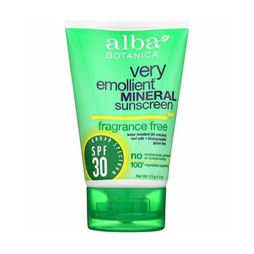 Alba Botanica Mineral Sunscreen FF SPF30 / CREAM