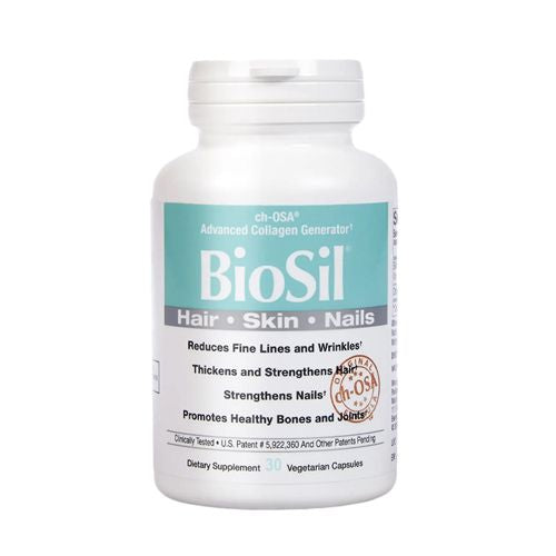 Natural Factors Biosil  Hair, Skin, Nails, 30 ea