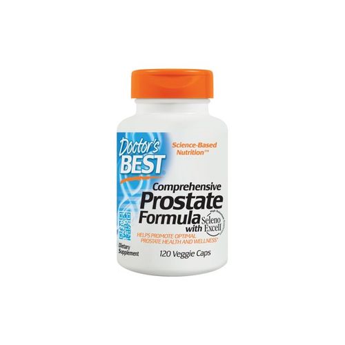 Doctor s Best Comprehensive Prostate Formula  Supports Normal Urinary Function  Gluten Free  Soy Free  120 Veggie Cpas