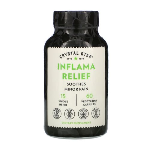 Crystal Star Inflame Relief Herbal Supplements, 60 Count