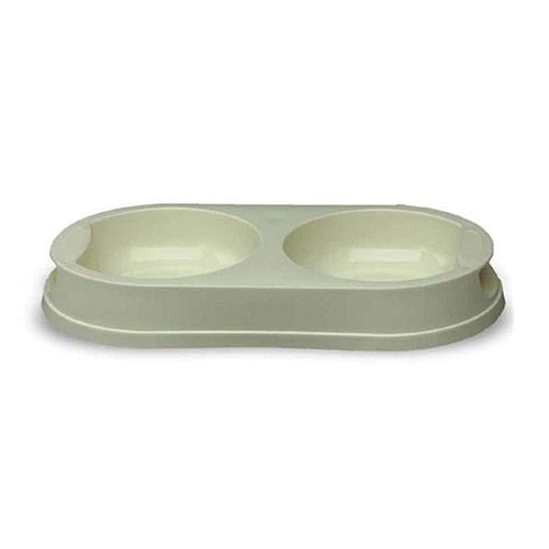 Hartz Double Diner Pet Dish for Cats or Small Dogs