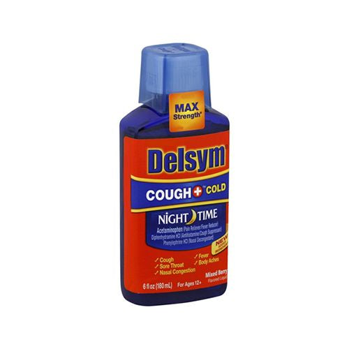 Delsym Adlt N/t C/c - 6oz