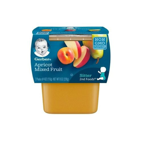 Gerber 2nd Foods Apricot Mixed Fruit, 4 oz