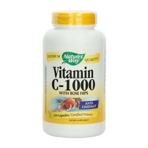 Nature s Way Vitamin C 1000-Rose Hips Capsules  250 Ct