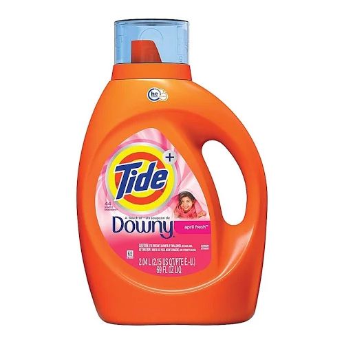 Tide Plus Downy High Efficiency Liquid Laundry Detergent - April Fresh - 69 fl oz