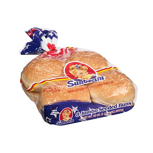 Sunbeam - Enriched Jumbo Seeded Buns 20.00 oz