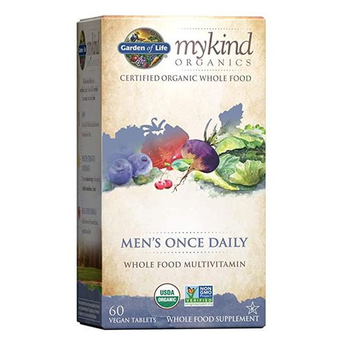 Garden of Life mykind Organics Men Once Daily Multi  60 Tablets