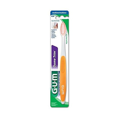GUM Dome Trim Toothbrush Full Head Medium 458