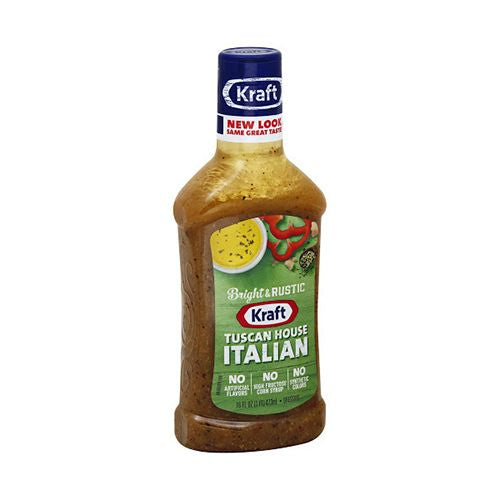 Kraft Tuscan House Italian Salad Dressing, 16 fl oz Bottle