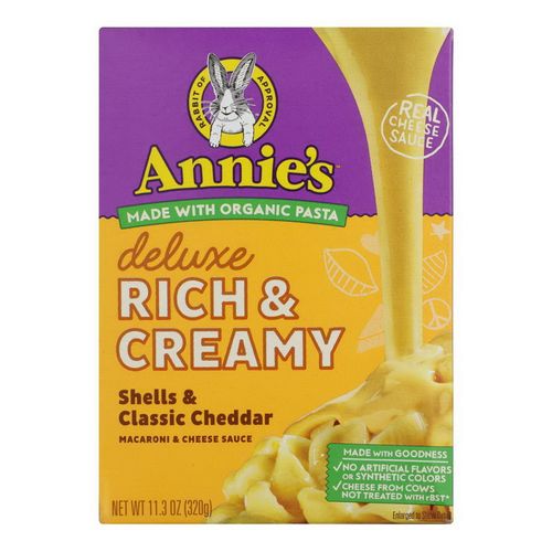 Annie's Deluxe Rich & Creamy Shells & Classic Cheddar