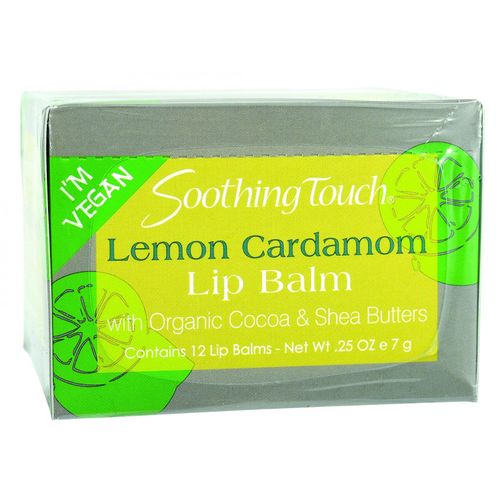 Soothing Touch Lip Balm - Vegan - Lemon Cardamom - .25 oz