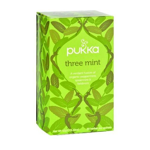 PUKKA HERBS Tea Herbal Three Mint, 20 Count (1642024) (B00FNX2QKQ)