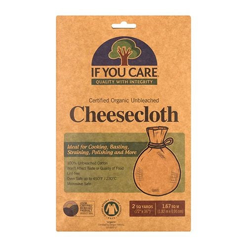If You Care Certified Organic Unbleached Cheesecloth