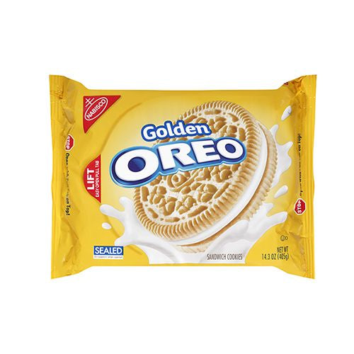 NABISCO OREO COOKIES GOLDEN 1X14.3 OZ