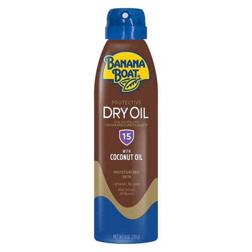 Banana Boat Dry Oil Clear Sunscreen Spray SPF 15  6 oz