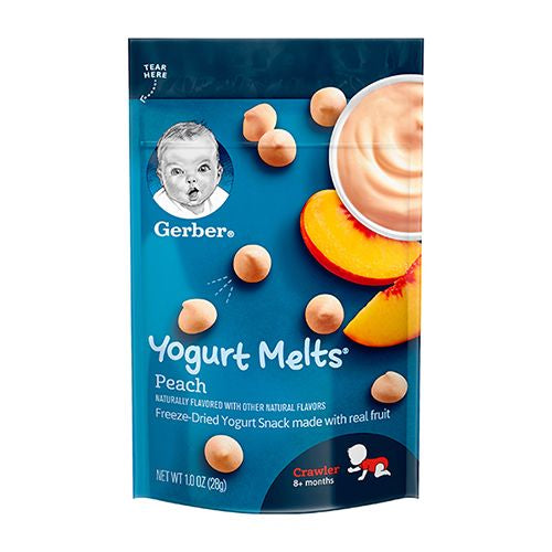 Gerber Yogurt Melts, Peach, 1 oz.