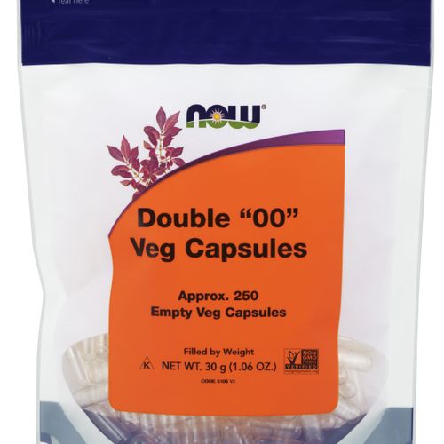 NOW Supplements, Empty Vegetarian Capsules, Double 00"