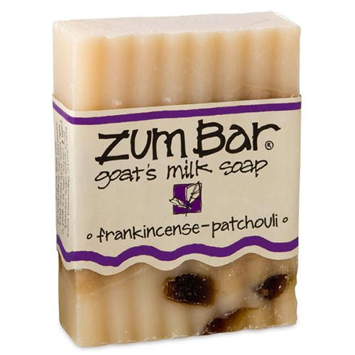 Zum Bar Goat s Milk Soap - Frankincense-Patchouli - 3 oz (3 Pack)