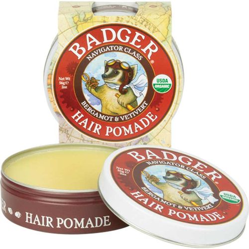 Badger Hair Pomade 2 oz Tin