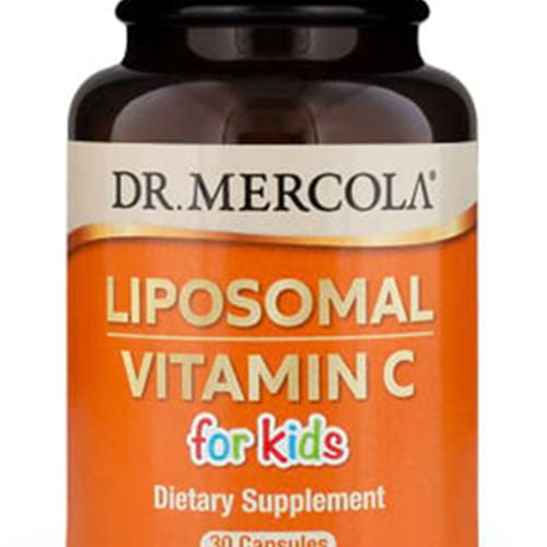 Dr. Mercola  Liposomal Vitamin C for Kids Capsules  125 mg  30 Servings (30 Capsules)