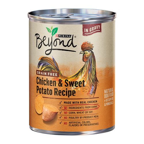 Purina Beyond Grain Free In Gravy Wet Dog Food Chicken & Sweet Potato Recipe - 12.5oz