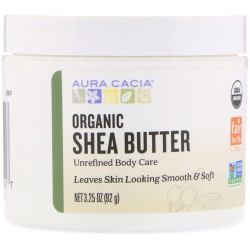 Organic Shea Butter  3.25 oz (92 g)  Aura Cacia