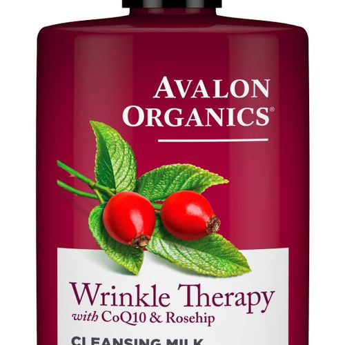 Avalon Organics Wrinkle Therapy Cleansing Milk  8.5 Ounce Bottle