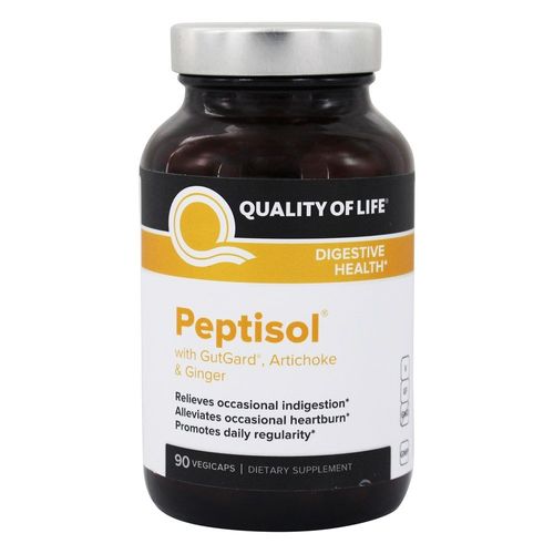 Quality Of Life Labs - Peptisol Digestive Health Support - 90 Vegetable Capsule(s)