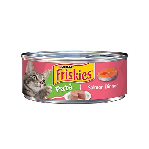 Friskies Salmon Dinner Pate Wet Cat Food 5.5 oz Can
