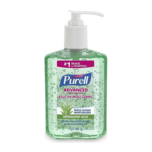 Purell Instant Hand Sanitizer with Pump - Aloe  8 Ounce