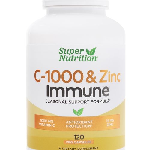 Super Nutrition - C-1000 & Zinc Immune - 120 Veg Capsules