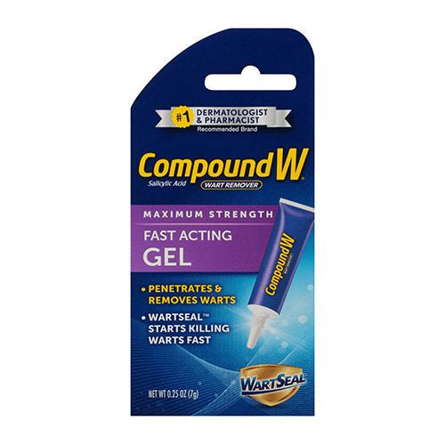 Compound W Maximum Strength Fast Acting Gel Wart Remover  0.25 oz