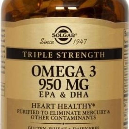 Solgar Omega-3 950mg EPA + DHA  50ct