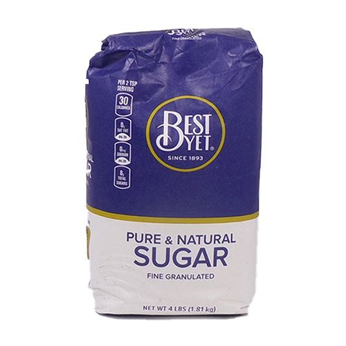 Best Yet Granulated Sugar - 4 Lb