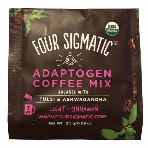 FOUR SIGMATIC Adaptogen Coffee Mix With Tulsi & Ashwagandha 10 Sachets