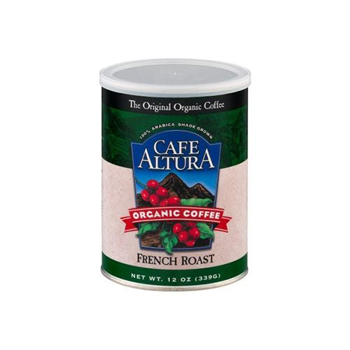 Cafe Altura, French Roast, Organic Ground Coffee, 12 oz