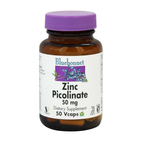 Bluebonnet Nutrition - Zinc Picolinate 50 mg. - 50 Vegetarian Capsules