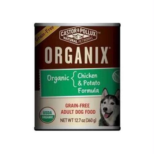 Castor and Pollux Organic Grain Free Dog Food - Chicken and Potato - 12.7 oz.